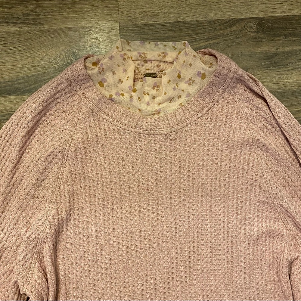 Free People Opposites Attract Pink Sweater Dress - Picture 6 of 9